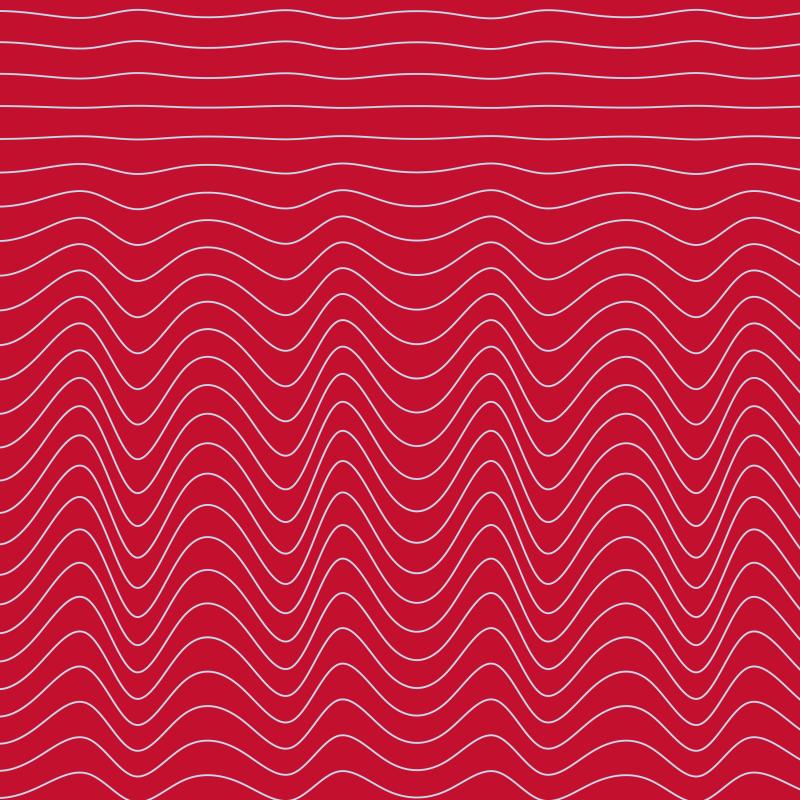Pink pattern on red